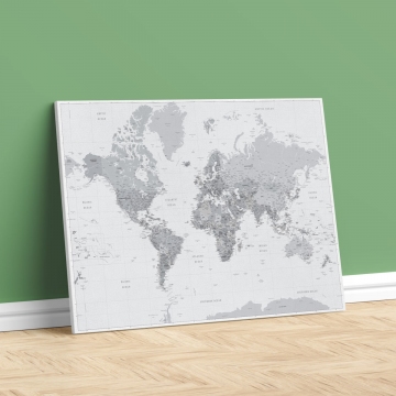 Pasaulio žemėlapis Nr.13 Pilkasis hematitas